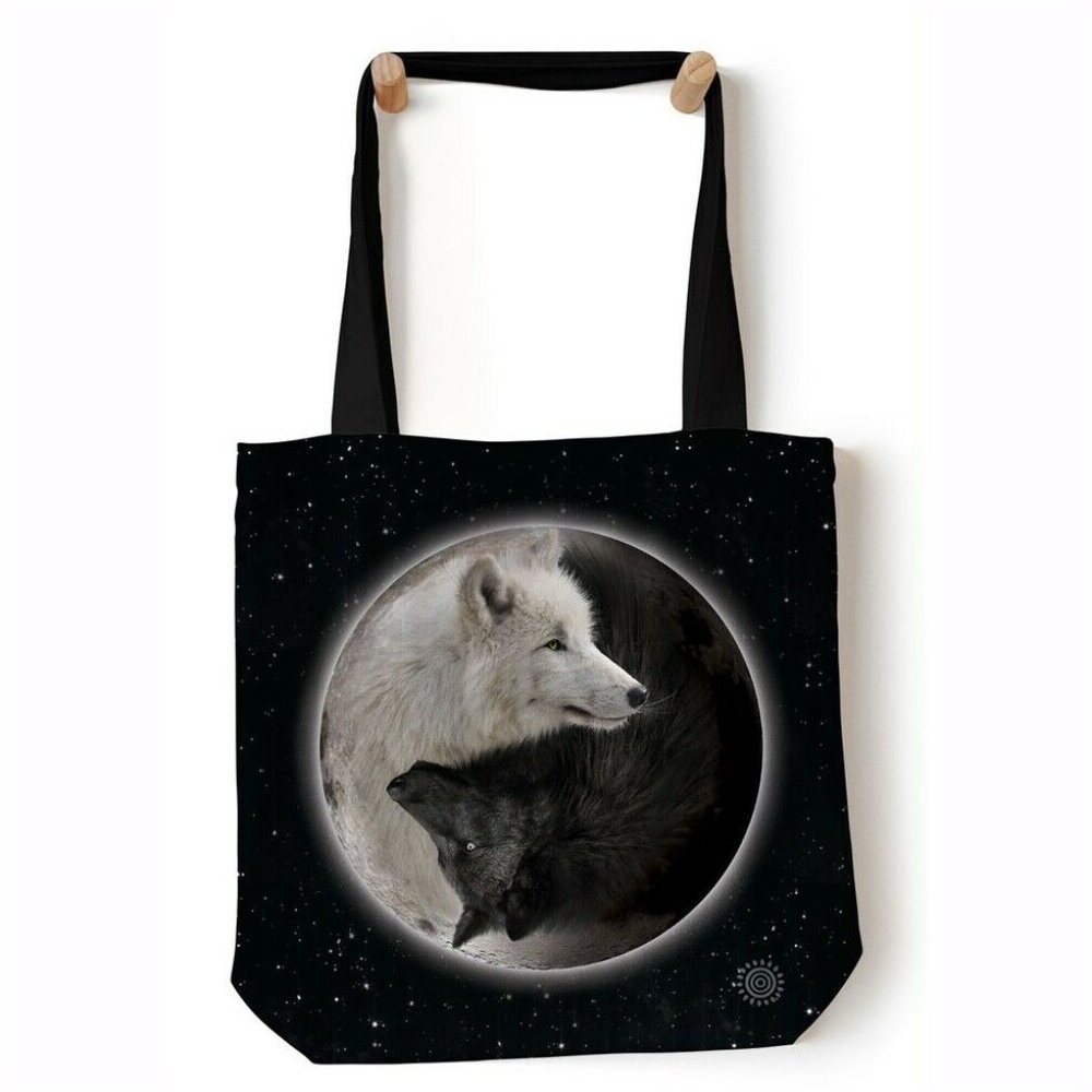The Mountain Ying Yang 18" Tote Bag